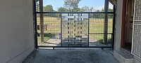 Gate with Clearview on and some Stainless steel plate
